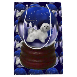 Havanese Dog Christmas Mittlere Geschenktüte