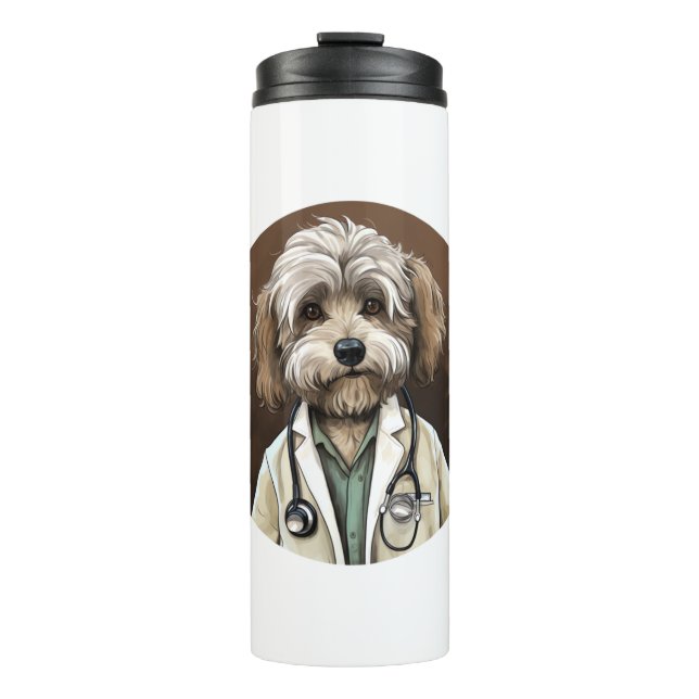 Havanese Dog Doctor Thermosbecher (Vorderseite)