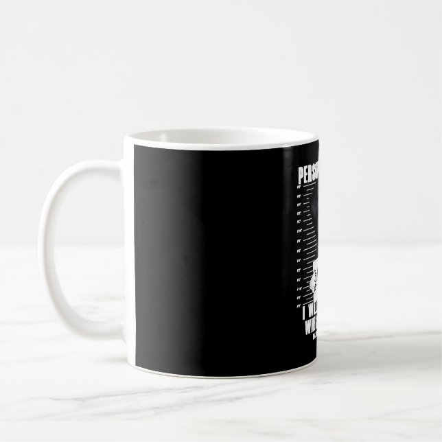 Havanese Dog Funny Stalker Cartoon Kaffeetasse (Links)