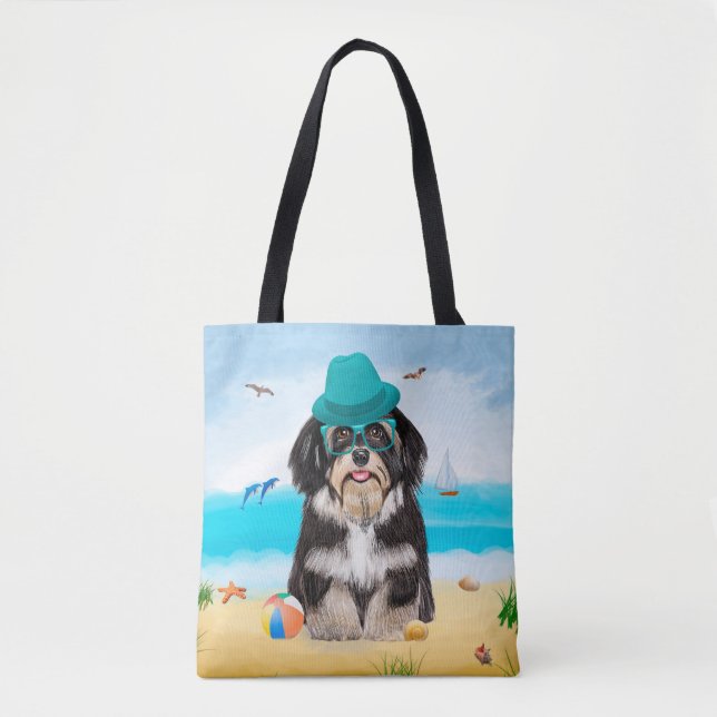 Havanese Dog on Beach (Vorderseite)