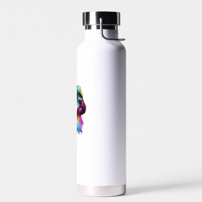 Havanese Dog Pop Art Design Havanese Trinkflasche (Links)