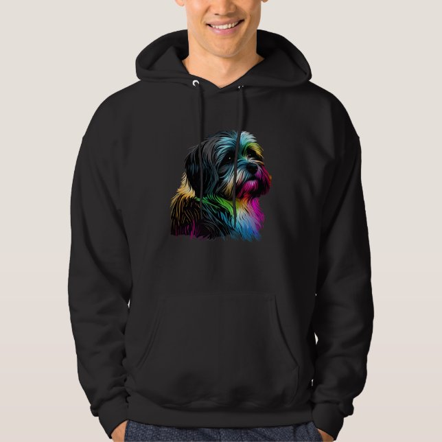 Havanese Dog Pop Havanese Hoodie (Vorderseite)