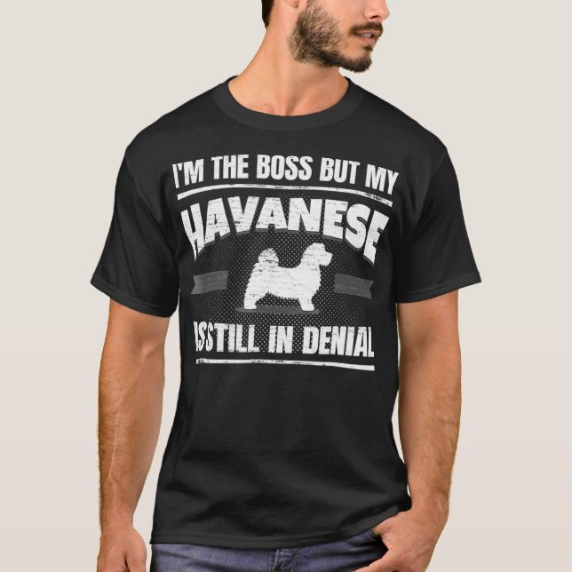 Havanese Dog Training Funny Dog Lover Shirt (Vorderseite)
