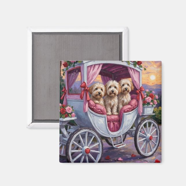 Havanese Dog Valentine's Day  Magnet (Vorderseite/Rückseite)