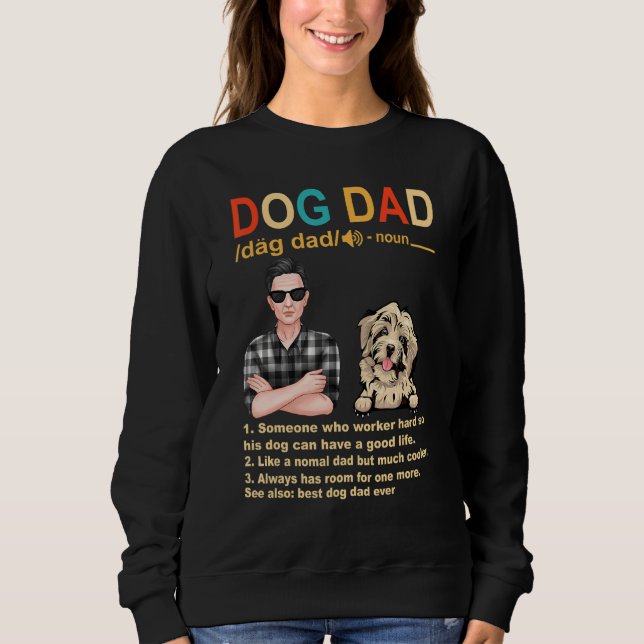 Havanese Dog Vater Definition für Daddy Vathers Da Sweatshirt (Vorderseite)