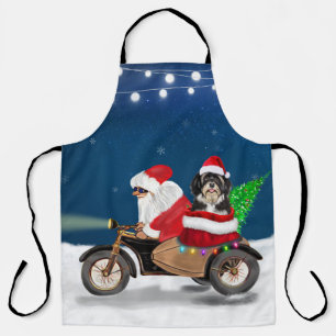 Havanese Dog Weihnachtsmann Schürze