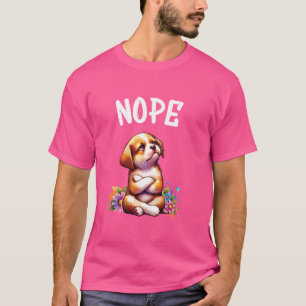 Havanese Funny Zitat Nope Lazy Pet für Hundefreund T-Shirt