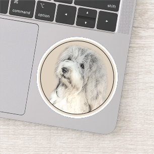 Havanese (Gold Sable) Malerei - Original Hunde Kun Aufkleber