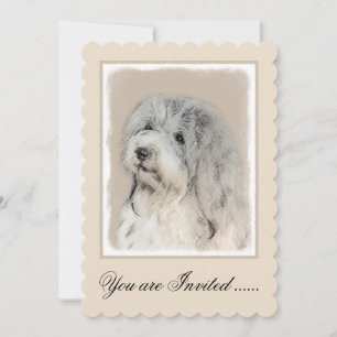 Havanese (Gold Sable) Malerei - Original Hunde Kun Einladung