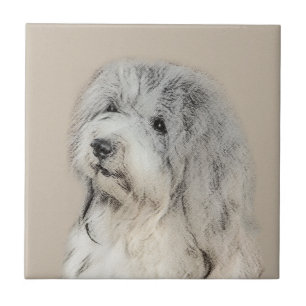 Havanese (Gold Sable) Malerei - Original Hunde Kun Fliese
