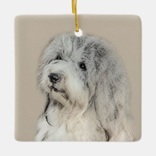 Havanese (Gold Sable) Malerei - Original Hunde Kun Keramikornament