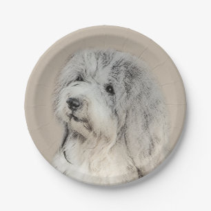 Havanese (Gold Sable) Malerei - Original Hunde Kun Pappteller
