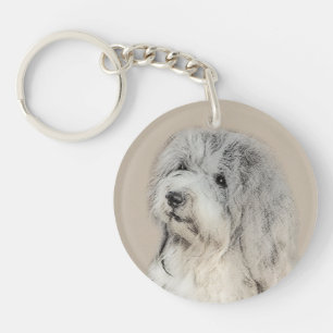 Havanese (Gold Sable) Malerei - Original Hunde Kun Schlüsselanhänger