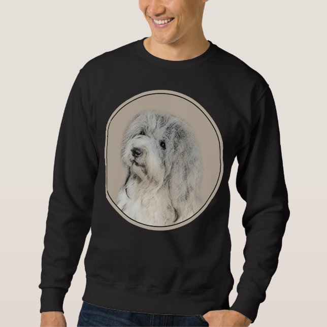 Havanese (Gold Sable) Malerei - Original Hunde Kun Sweatshirt (Vorderseite)