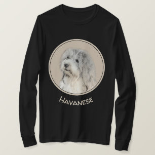 Havanese (Gold Sable) Malerei - Original Hunde Kun T-Shirt