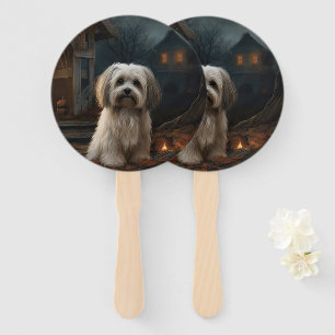 Havanese Halloween Beängstigend Fächer
