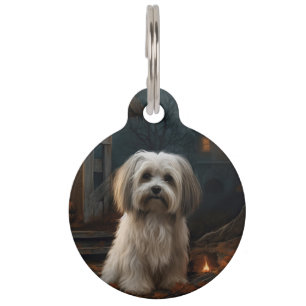 Havanese Halloween Beängstigend Haustiermarke