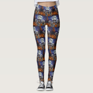 Havanese Halloween Spooky Leggings