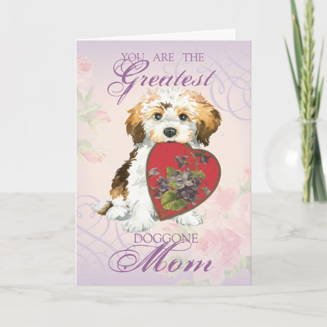 Havanese Heart Mama Karte (Vorderseite)