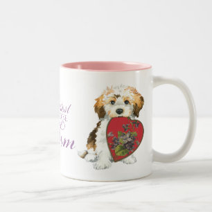 Havanese Herzliche Mama Zweifarbige Tasse