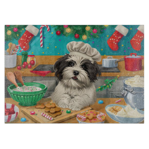 Havanese Holiday Baking: Festliche Weihnachten Schneidebrett