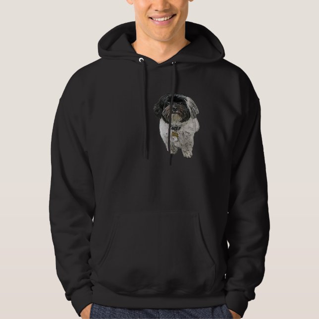 Havanese Hund Hoodie (Vorderseite)
