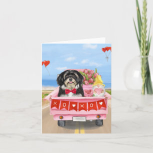Havanese Hund Valentinstag LKW Karte