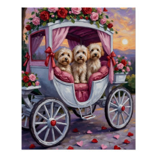 Havanese Hund Valentinstag  Poster