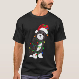 Havanese-Hund-Weihnachtsbaum-Lichter-Feiertags-Hun T-Shirt