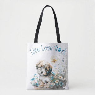 Havanese-Hundemutter Blumenmuster