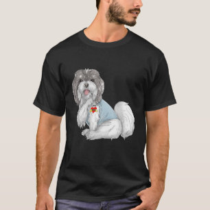 Havanese I Liebe Mama Tattoo Dog Funny Mother Day T-Shirt