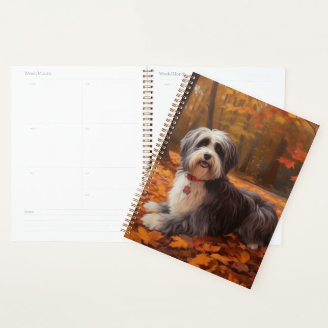Havanese im Herbst Leaves Fall Inspiriert Planer (Anzeige)