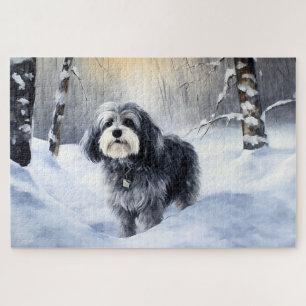 Havanese Let It Snow Weihnachten Puzzle