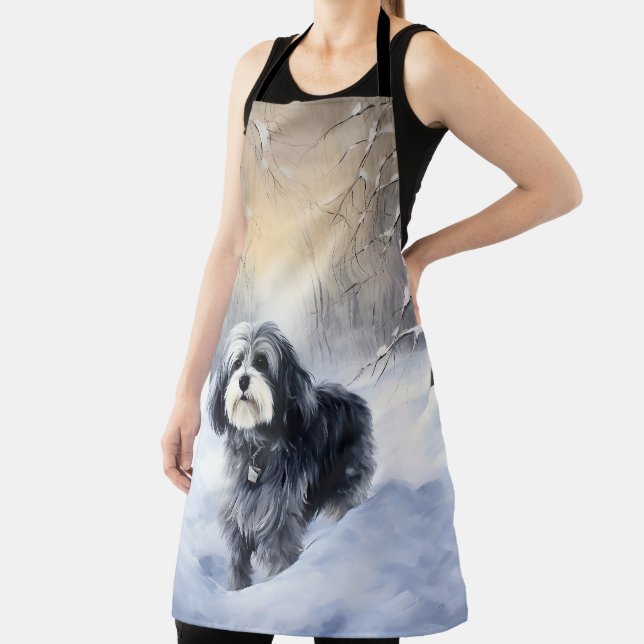 Havanese Let It Snow Weihnachten Schürze (InSitu)