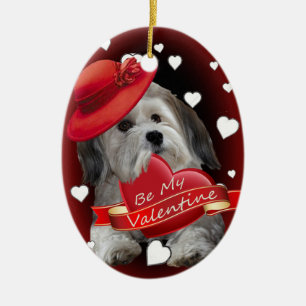 Havanese Liebe Keramik Ornament