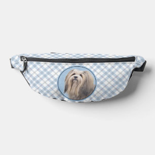 Havanese Malerei Silber Niedlich Original Haustier Bauchtasche