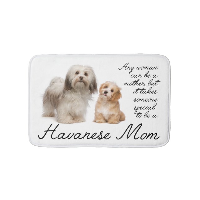 Havanese Mama Bath Mat Badematte (Vorderseite)
