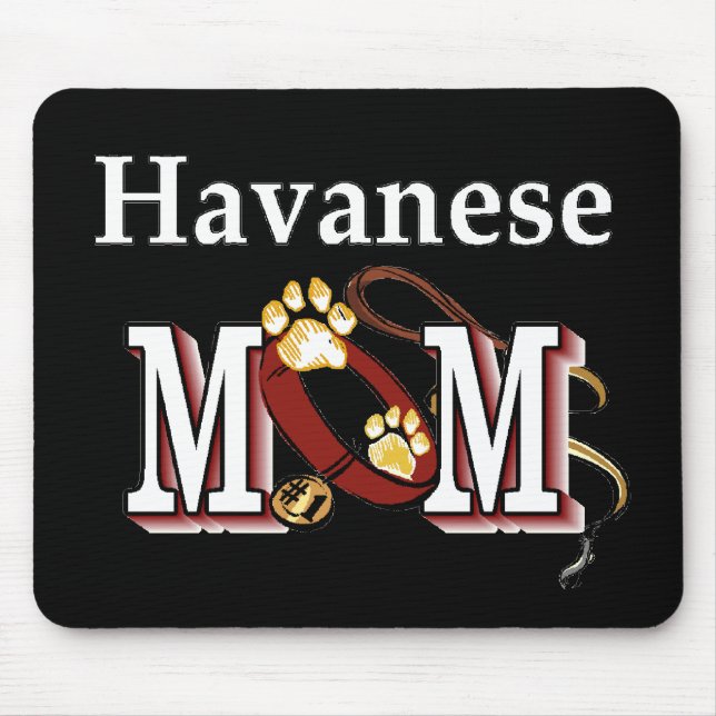 Havanese MAMA Geschenke Mousepad (Vorne)