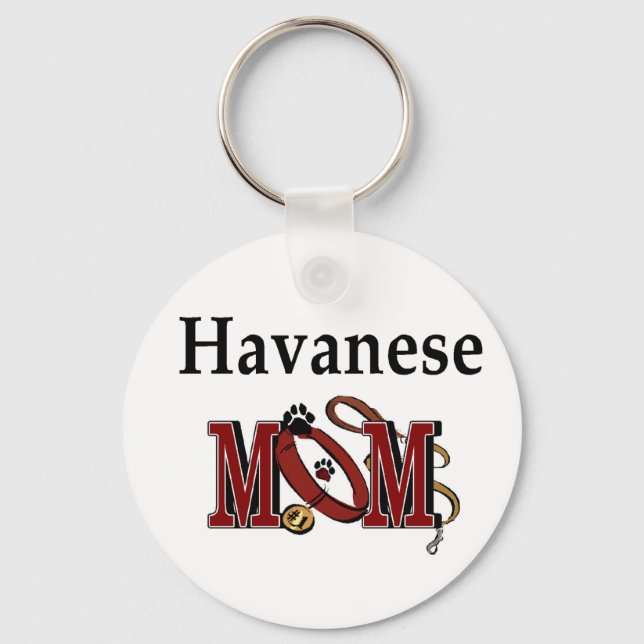 Havanese MAMA Geschenke Schlüsselanhänger (Vorderseite)