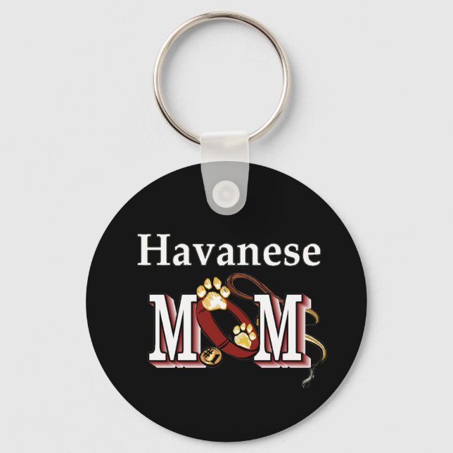 Havanese MAMA Geschenke Schlüsselanhänger (Vorderseite)