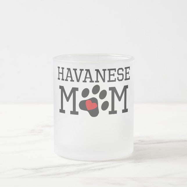Havanese Mama Mattglastasse (Mittel)