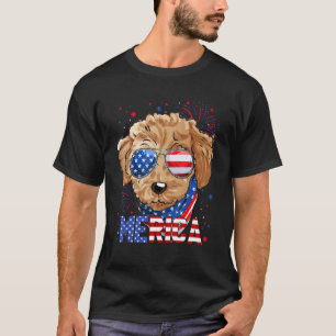 Havanese Merica Sonnenbrille 4. Juli Amerikanische T-Shirt