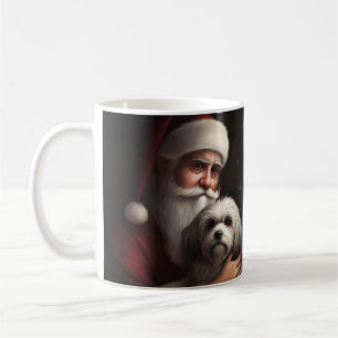 Havanese mit Weihnachtsmann Weihnachten Kaffeetasse