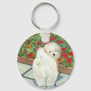 Havanese n Poppies Weihnachtsgeschenke und Karten Schlüsselanhänger