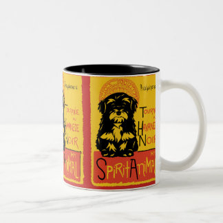 Havanese niedliche Hundekaffee-Tasse Zweifarbige Tasse