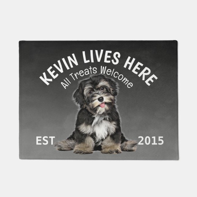 Havanese Personalisiert Dog Lover Doormat Fußmatte (Vorderseite)
