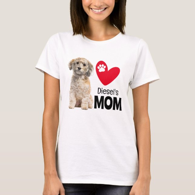 Havanese Personalisiert Mama T - Shirt (Vorderseite)