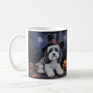 Havanese Pumpkins Halloween Beängstigend Kaffeetasse