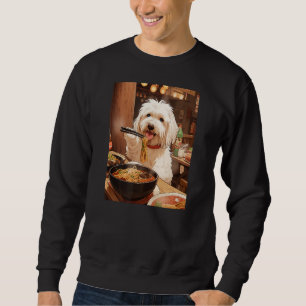 Havanese Ramen Funny Dog Japanisches Essen Sweatshirt