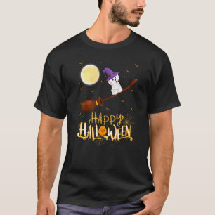Havanese Reitende Hexe mit Schrotflinte Havanese H T-Shirt